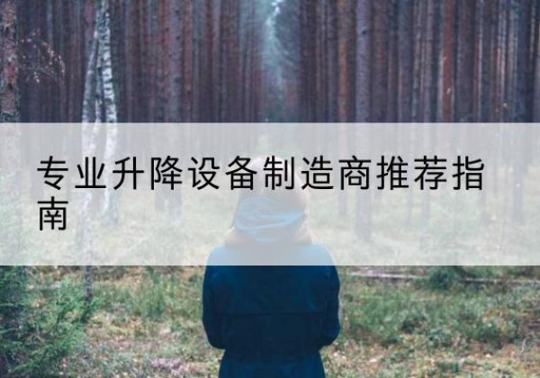 合川区电动剪叉升降平台厂家-专业升降设备制造商推荐指南